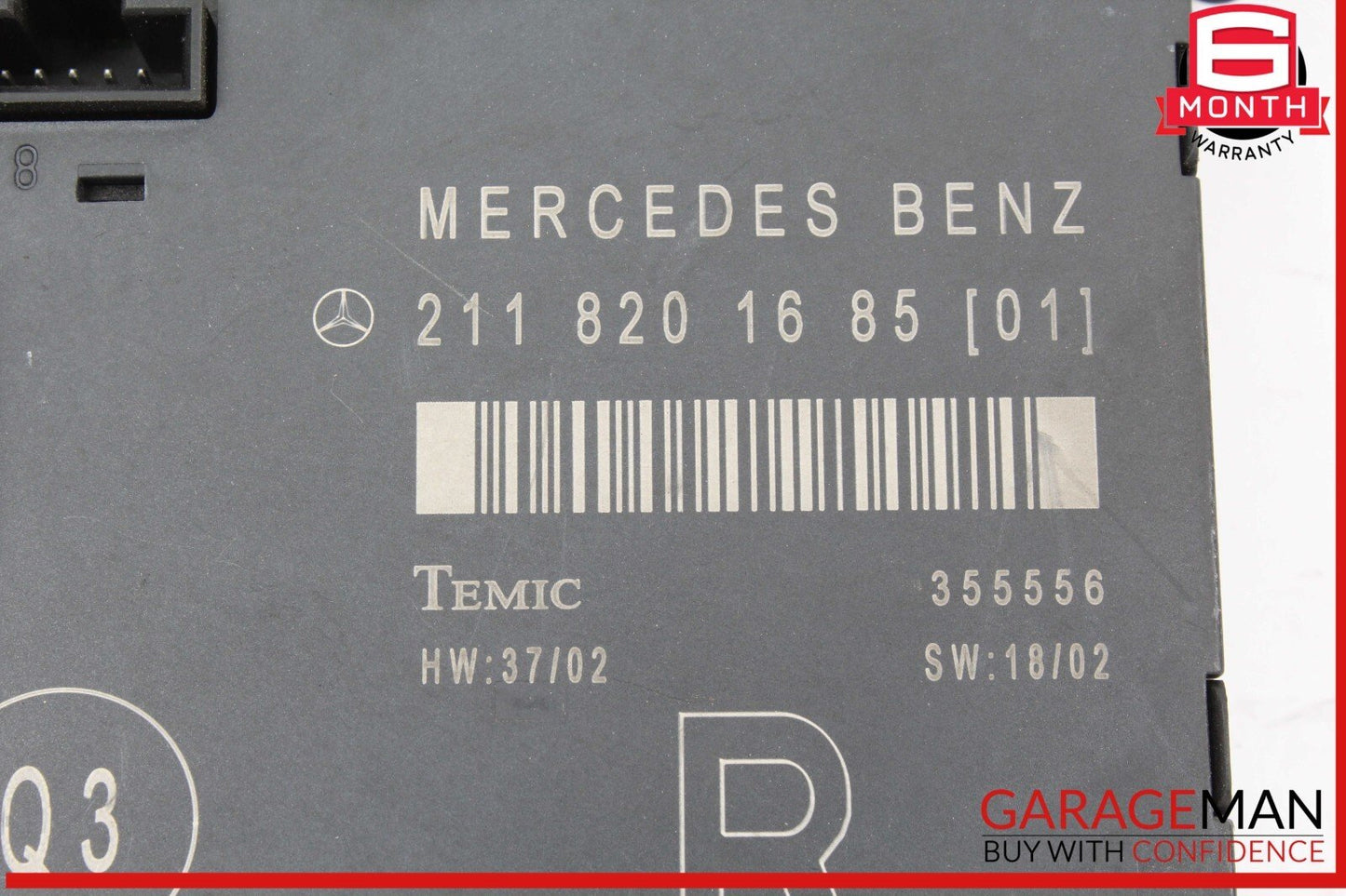 03-09 Mercedes W211 E500 E350 Front Left Driver Side Door Control Module OEM