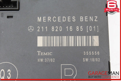 03-09 Mercedes W211 E500 E350 Front Left Driver Side Door Control Module OEM