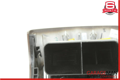 07-13 Mercedes W221 S550 S65 AMG Rear Center Console AC Air Vent Trim Panel Wood