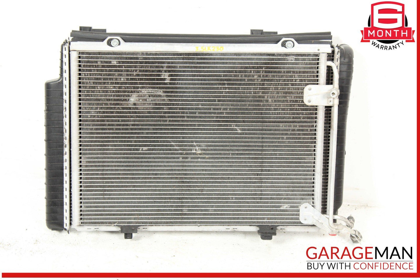 97-04 Mercedes R170 SLK230 C280 Engine Cooling Radiator AC Air A/C Condenser OEM