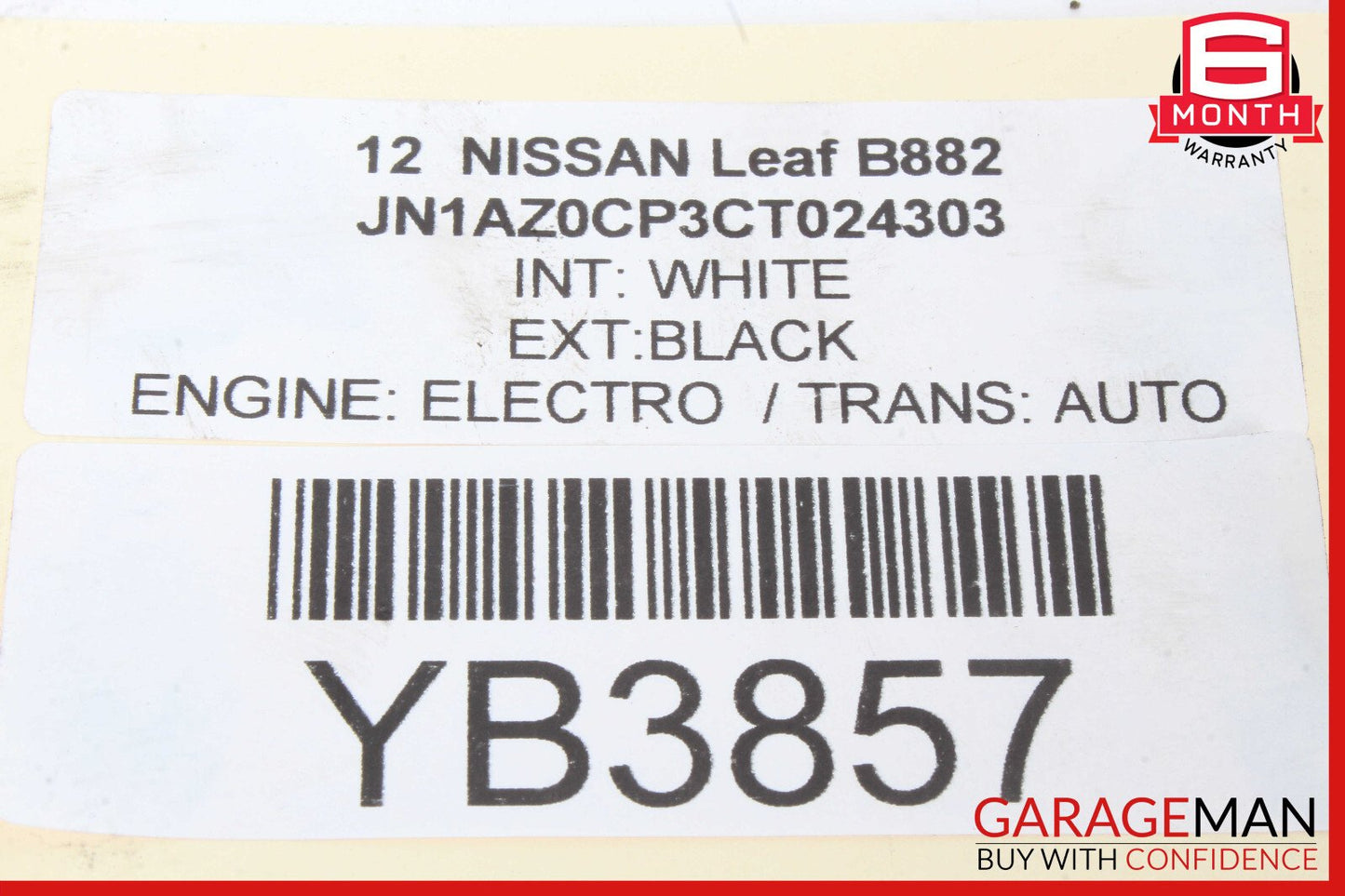 11-12 Nissan Leaf Engine Wire Wiring Harness OEM