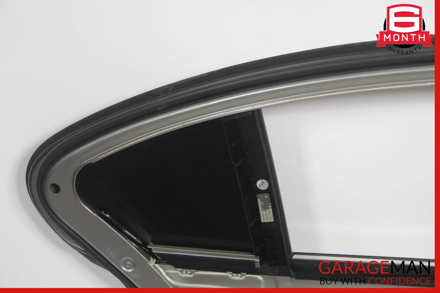 09-15 BMW 750i 750Li Rear Left Exterior Door Shell Panel Silver OEM