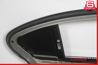 09-15 BMW 750i 750Li Rear Left Exterior Door Shell Panel Silver OEM
