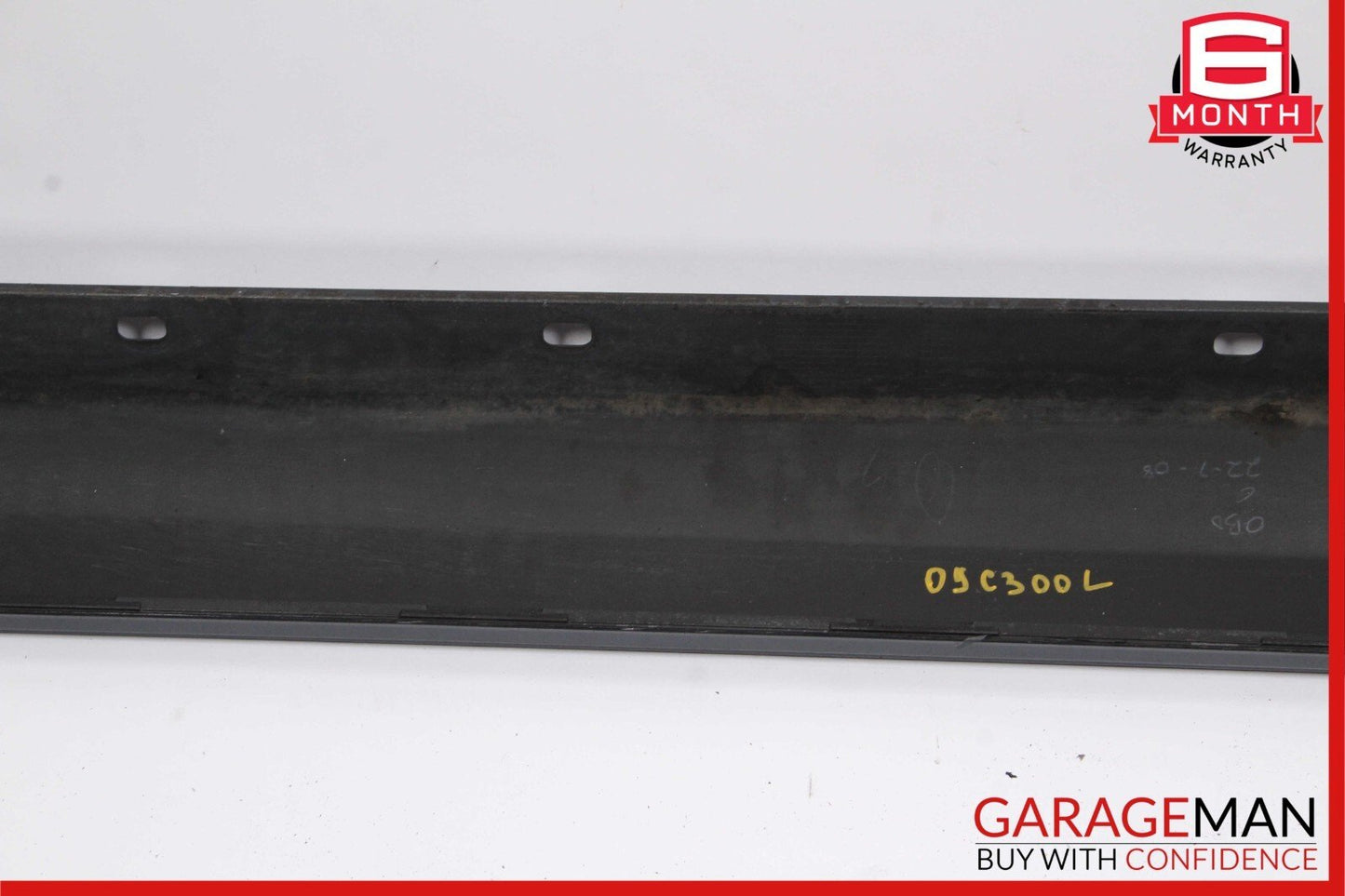 08-11 Mercedes W204 C300 Left Driver Side Rocker Panel Side Skirt Black OEM