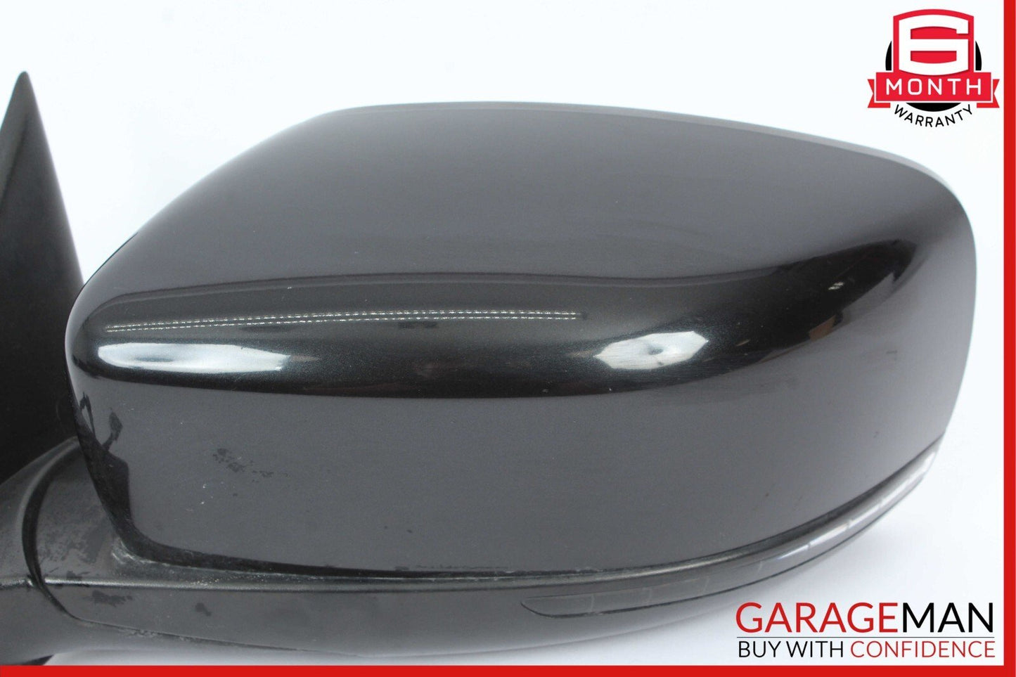 14-17 Maserati Ghibli Front Left Driver Side Mirror Door Rear View Black OEM