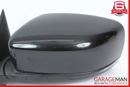 14-17 Maserati Ghibli Front Left Driver Side Mirror Door Rear View Black OEM