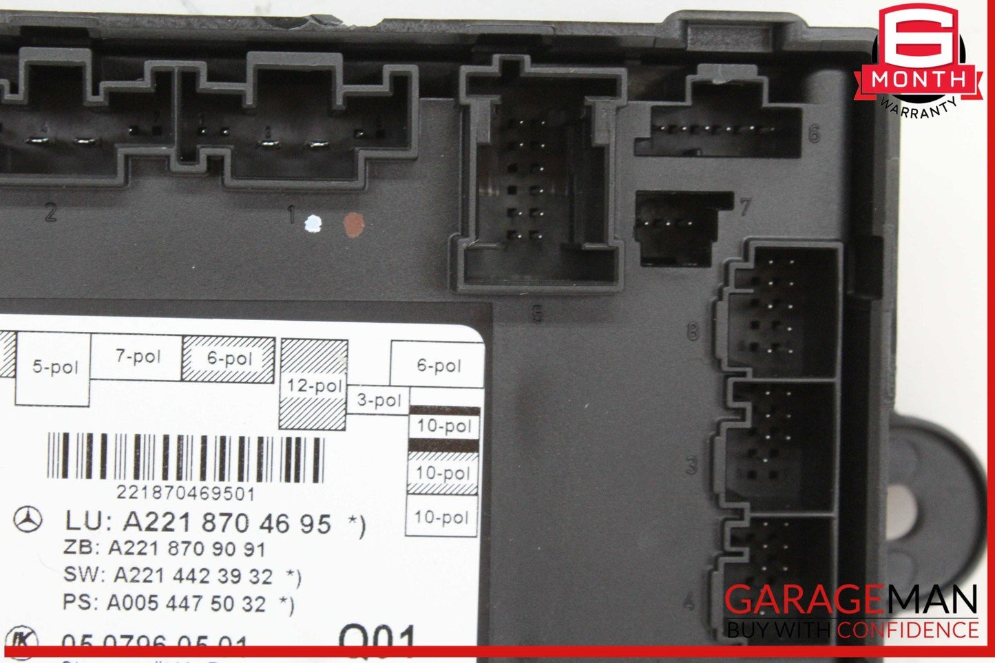 07-13 Mercedes W221 S550 S600 Front Right Side Door Control Module Unit OEM