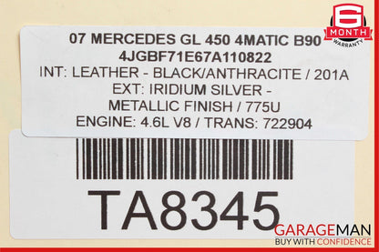 07-13 Mercedes X164 GL450 R500 S550 ML550 Air Suspension Valve Block Module Unit