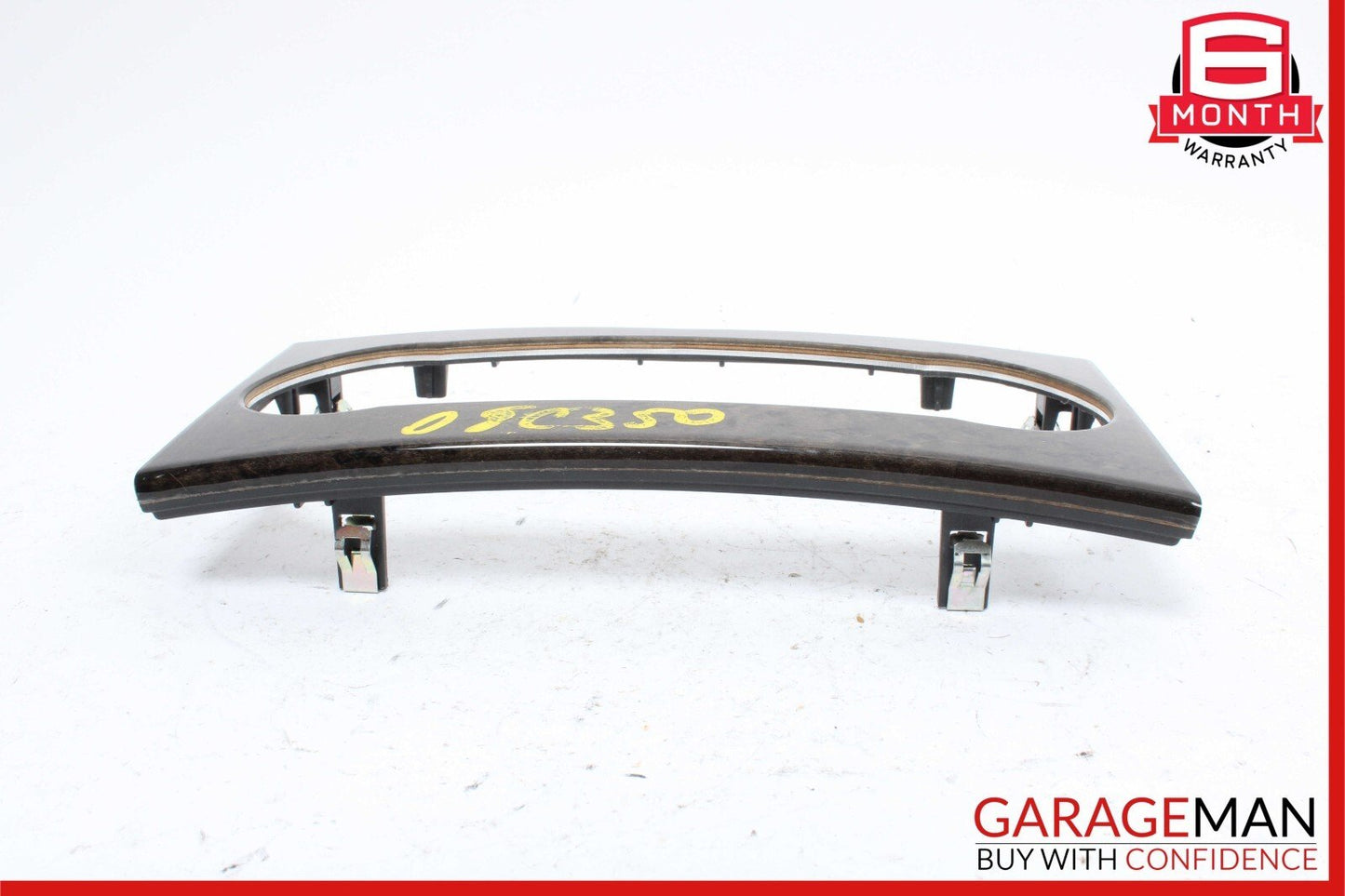 08-11 Mercedes W204 C350 C300 A/C Climate Control Switch Trim Cover Bezel Wood