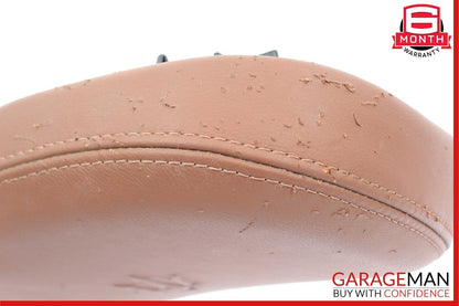 14-17 Maserati Ghibli Front Right / Left Seat Headrest Head Rest Brown