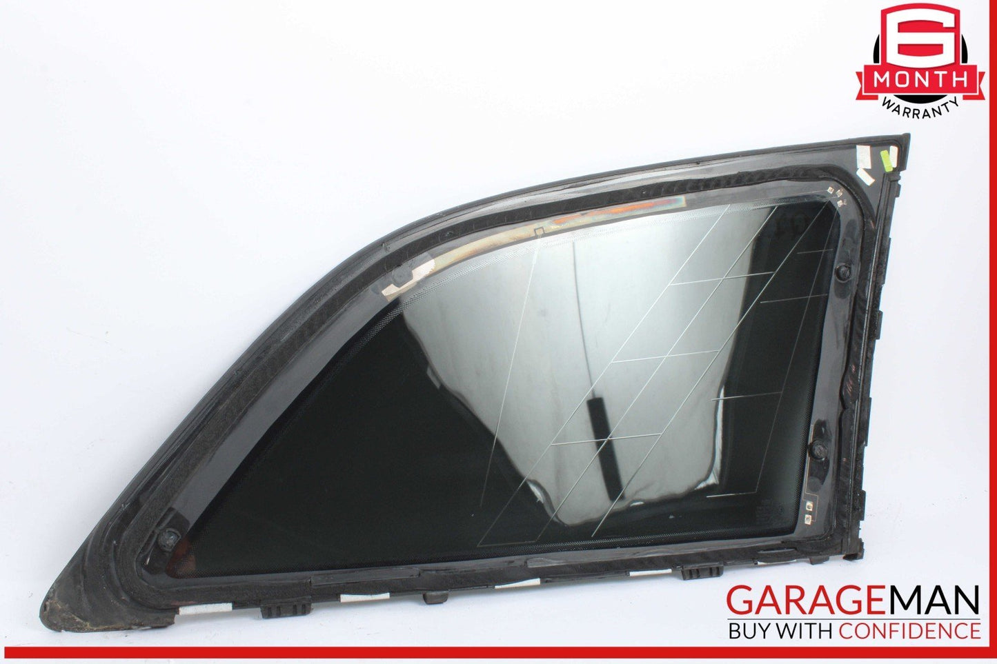 07-15 Audi Q7 Rear Left Driver Side Quarter Window Glass 4L0845299 OEM