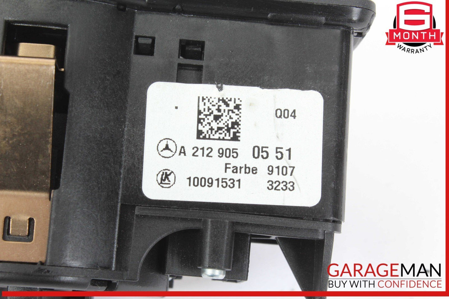 08-20 Mercedes W212 E250 CLS550 Headlight Fog Light Switch Control Module OEM