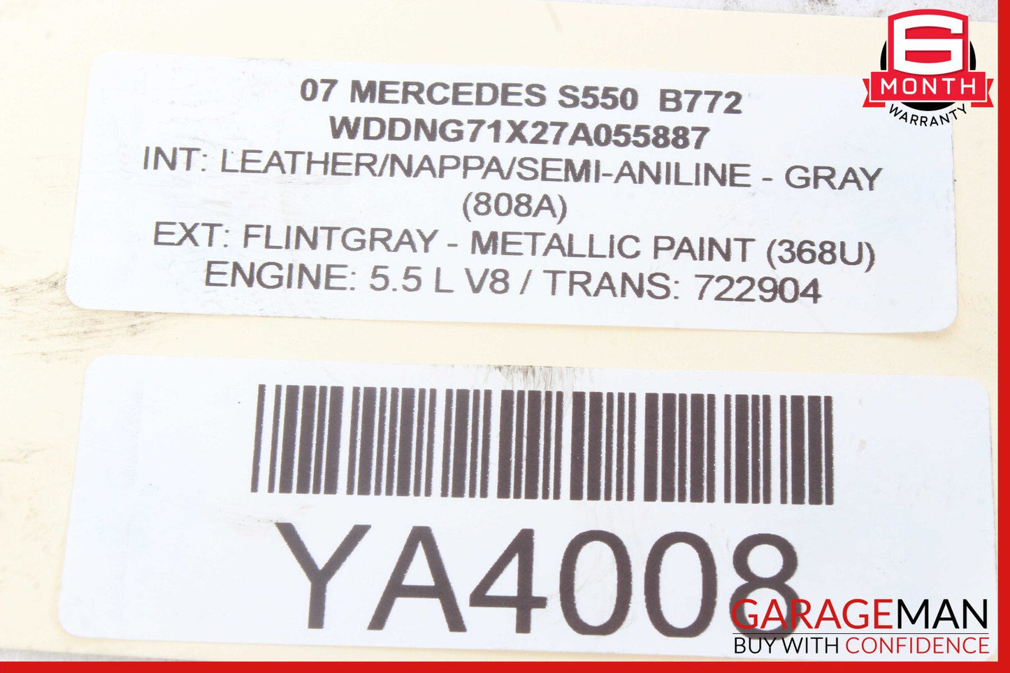07-14 Mercedes W221 S550 CL550 Rear Left / Right Camber Strut Upper Control Arm