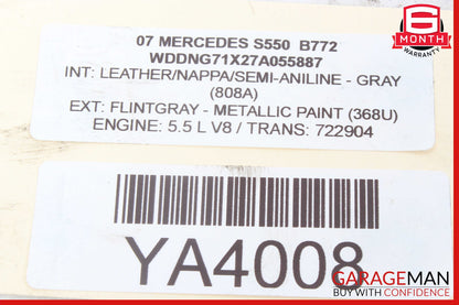 07-14 Mercedes W221 S550 CL550 Rear Left / Right Camber Strut Upper Control Arm