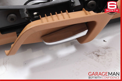 11-17 Porsche Cayenne 958 Rear Left Side Top Upper Seat Cushion Assembly Brown