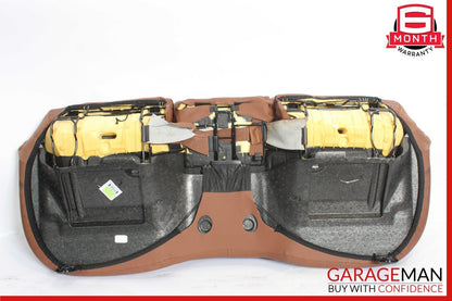 14-17 Maserati Ghibli M157 Rear Bench Lower Bottom Seat Cushion Cover Brown OEM