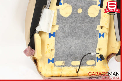 07-12 Mercedes GL450 Front Left Driver Side Top Upper Seat Cushion Cover Brown