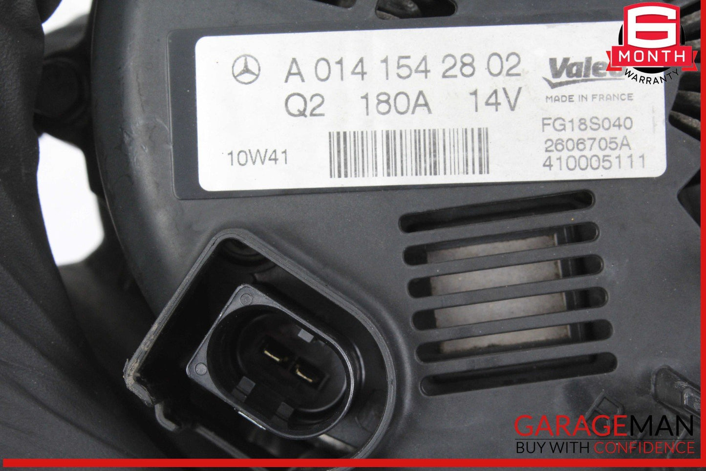 10-13 Mercedes W221 S400 Hybrid 3.5 V6 180 AMP Alternator 0141542802 OEM