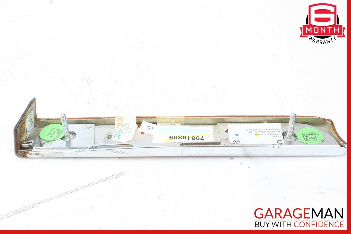 03-09 Mercedes W211 E350 E500 Dashboard Dash Left Molding Trim Wood 2116800371