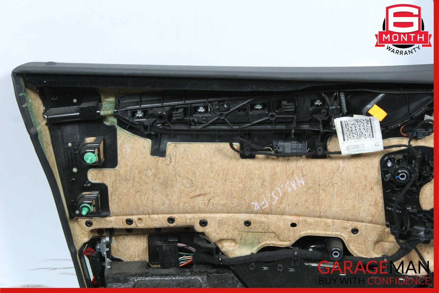 14-17 Maserati Ghibli Front Right Side Complete Interior Door Panel Black