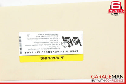 08-14 Mercedes W204 C250 Front Right Passenger Sun Visor Sunvisor Shade Beige