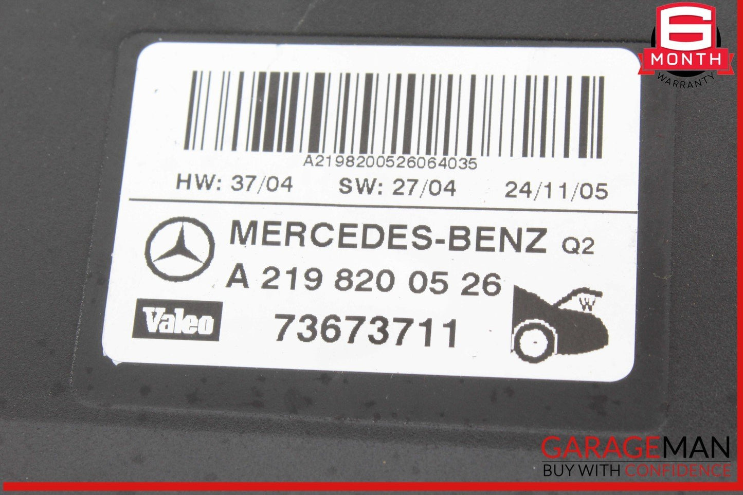 06-11 Mercedes W219 CLS500 CLS63 Trunk Lid Lock Remote Release Control Module