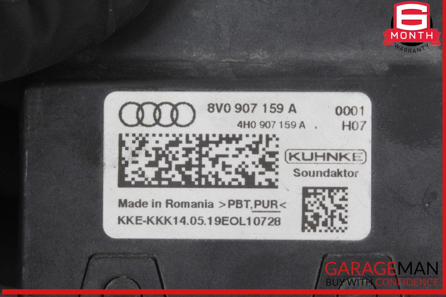 17-20 Audi S3 A3 Body Impact Sound Control Module Unit 8V0907159A OEM