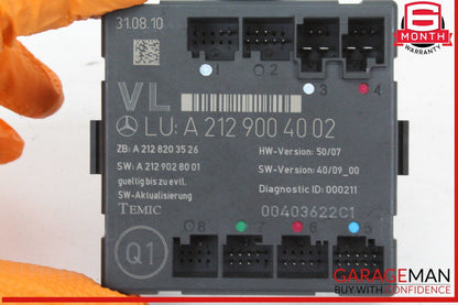 08-14 Mercedes W204 C300 Front Left Driver Side Door Control Module Unit OEM