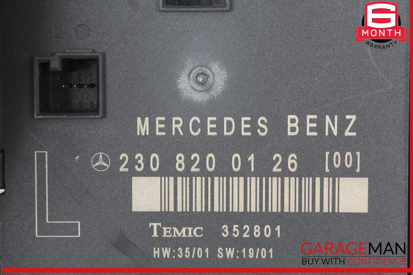 03-12 Mercedes R230 SL500 SL55 AMG Front Left Door Control Module 2308203526 OEM