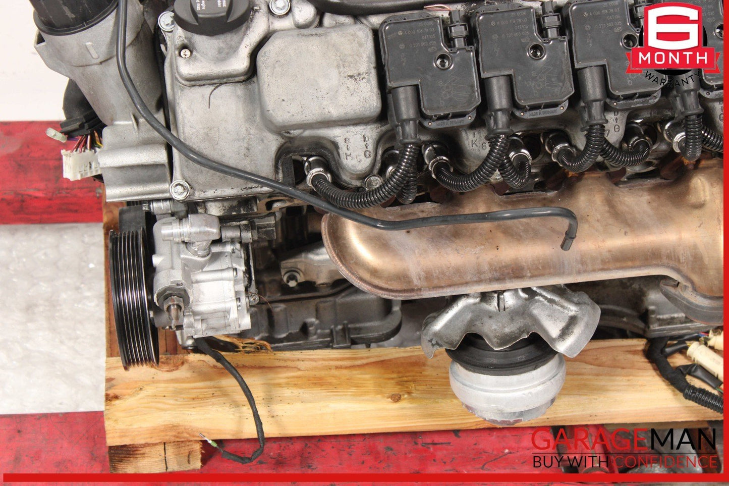03-06 Mercedes R230 SL500 RWD Engine Motor Block Assembly OEM 197k