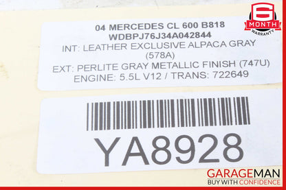 00-06 Mercede W215 CL600 Rear Tie Rod Link Control Arm 2203520003 OEM