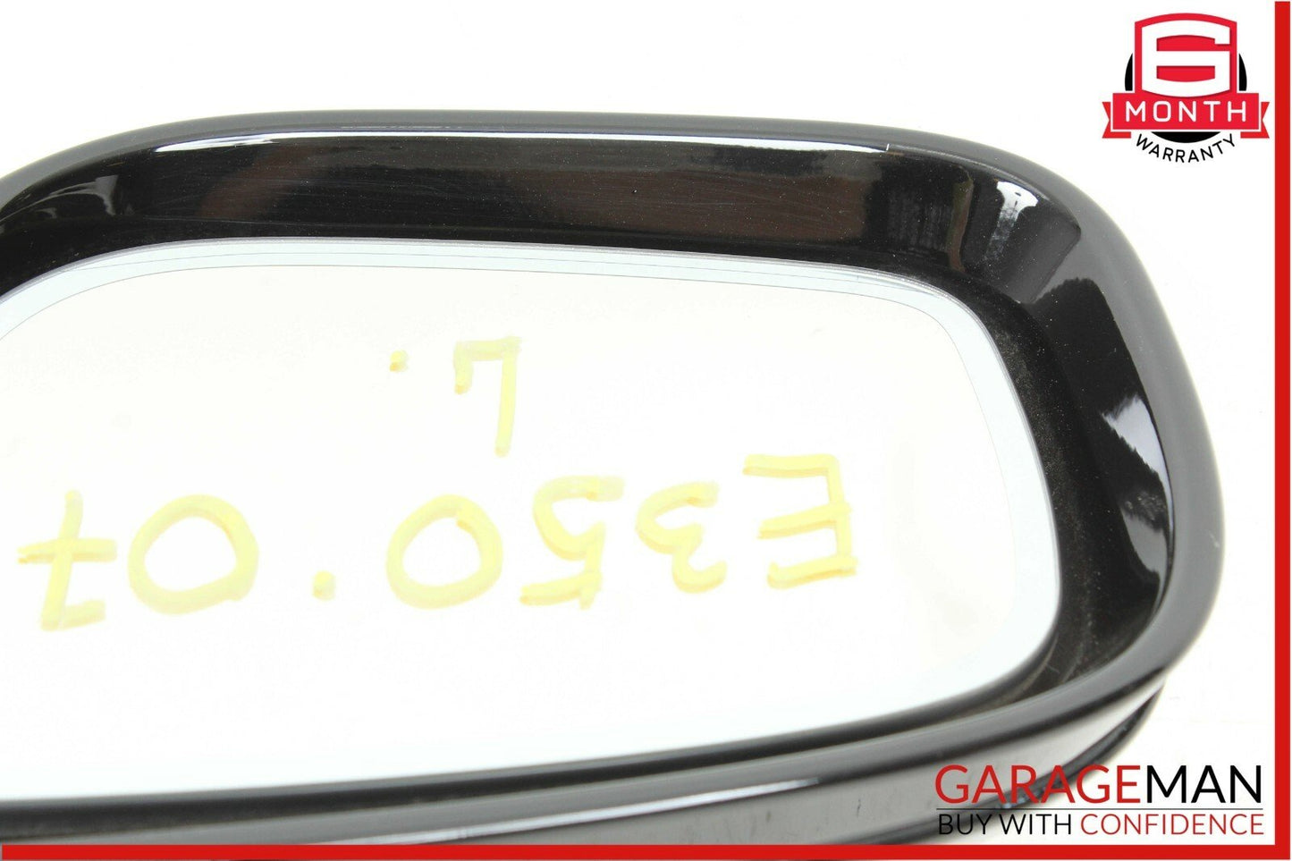 07-09 Mercedes W211 E550 E350 Front Left Side Mirror Door Rear View Black OEM