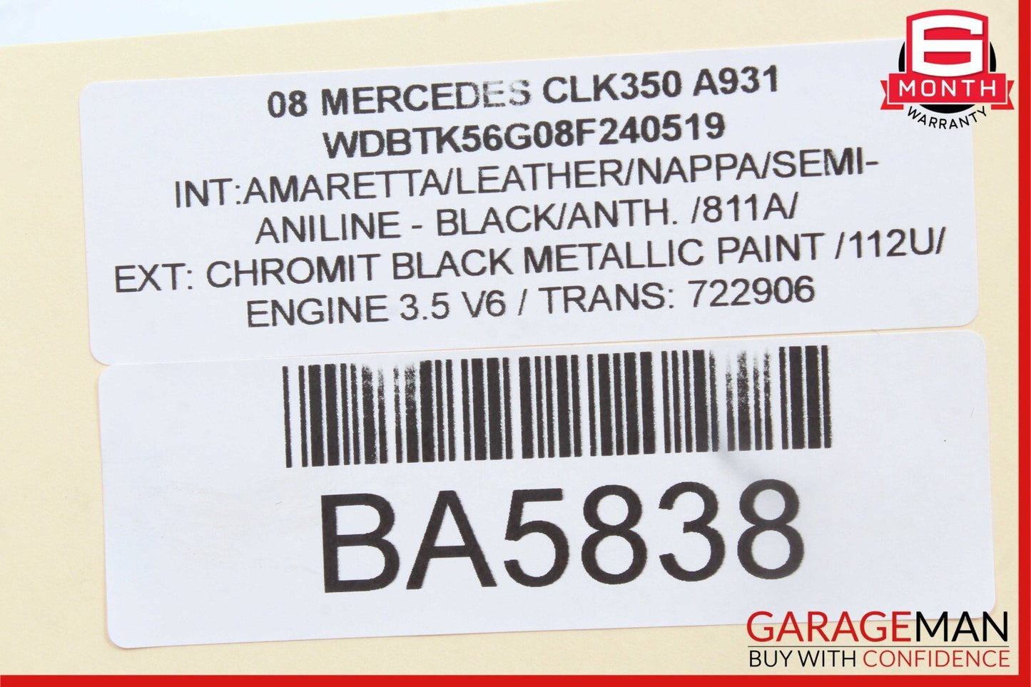 03-09 Mercedes W209 CLK350 CLK500 Xenon HID Headlight Ballast Module Unit OEM
