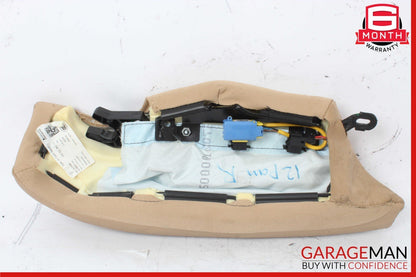 10-16 Porsche Panamera 970 Rear Right Side Seat Bolster Trim Module Assy Beige