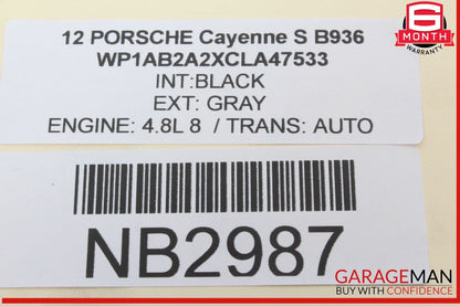 11-18 Porsche Cayenne S 958 Tire Pressure Monitoring System Control Module OEM