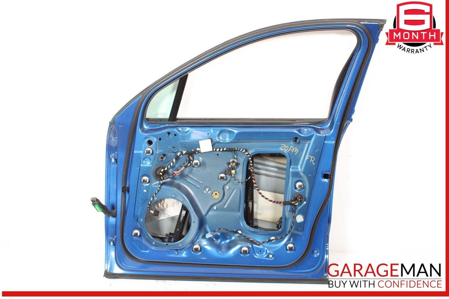 15-25 Porsche Macan 95B Front Right Passenger Side Door Shell Blue OEM