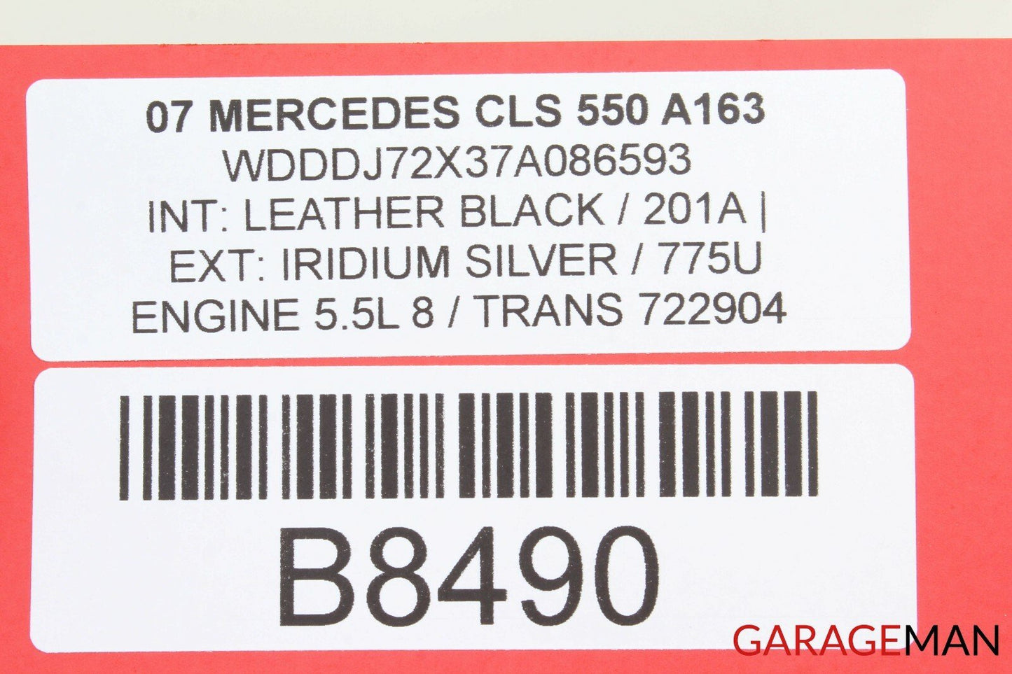 06-11 Mercedes W219 CLS550 E550 SL55 TPMS Tire Pressure Control 1645400762 OEM