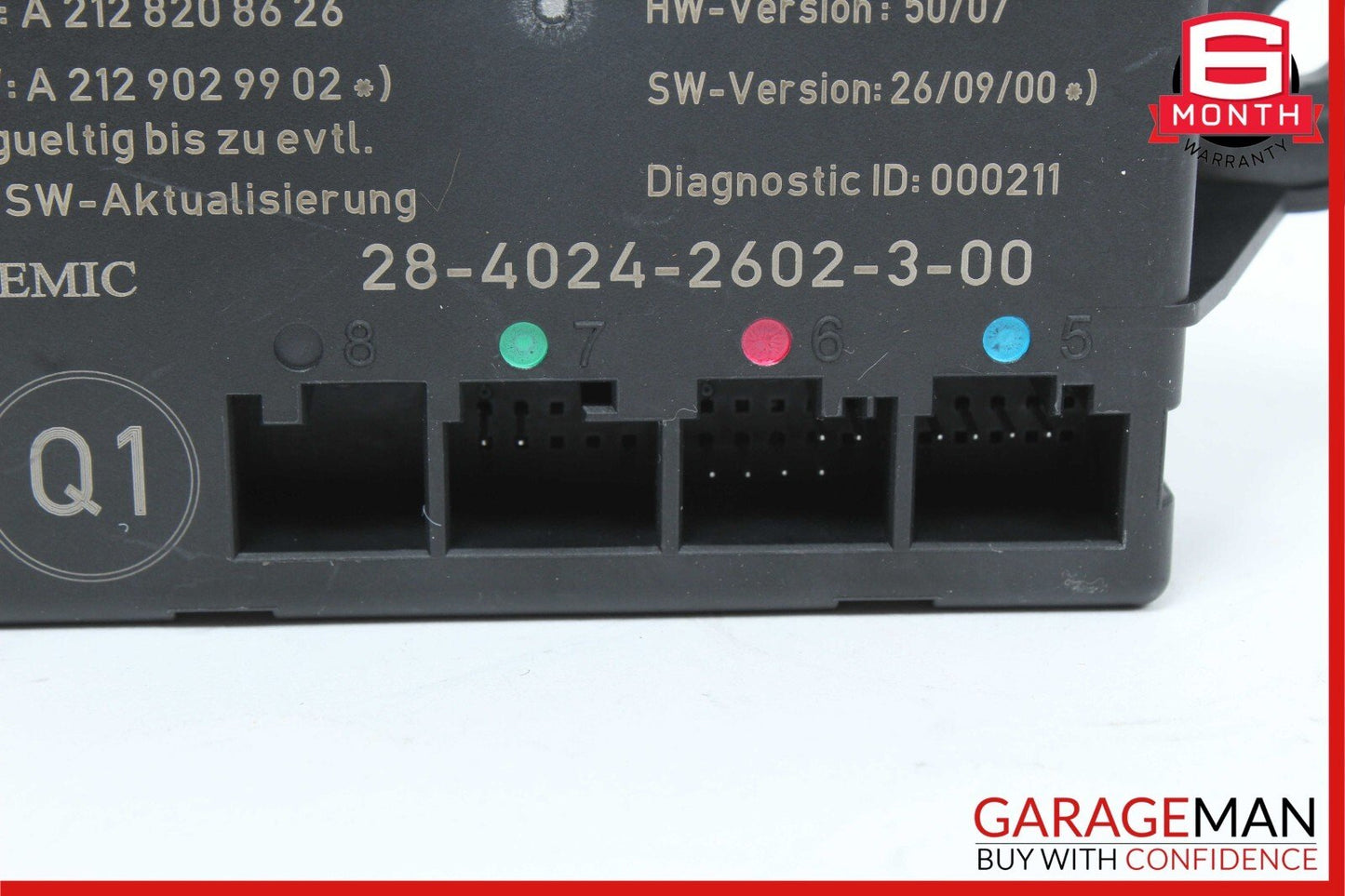 08-18 Mercedes W212 E350 C300 GLK350 Rear Right Side Door Control Module OEM