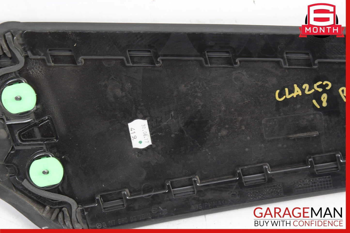 14-19 Mercedes W117 CLA250 Right Side Door Upper B Pillar Trim w/ Seal OEM