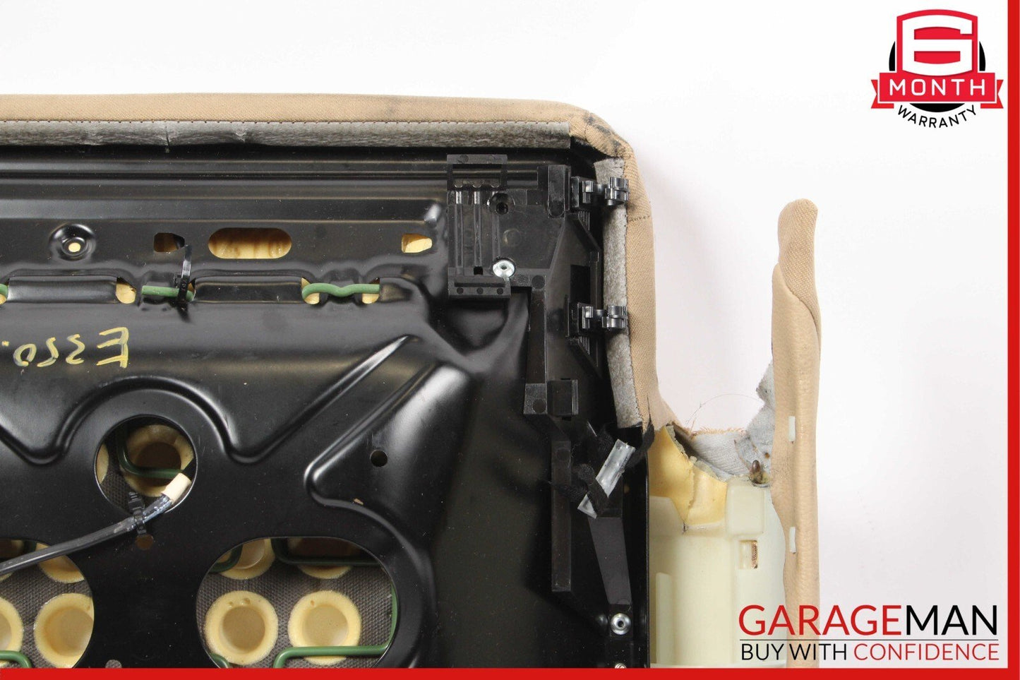 07-09 Mercedes W211 E350 E550 Front Right Side Lower Bottom Seat Cushion Beige