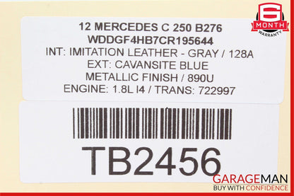 08-16 Mercedes C350 C250 E550 Front Right Side Door Window Regulator Motor Unit