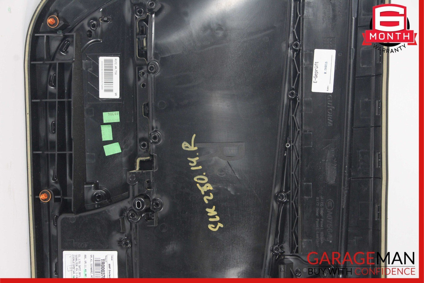 12-16 Mercedes R172 SLK350 Front Right Side Interior Door Panel Cover Assy Black