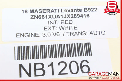 17-20 Maserati Levante M161 Trunk Tailgate Lock Latch Actuator OEM
