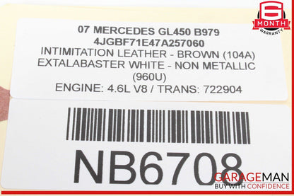 06-13 Mercedes X164 GL450 R350 Front Left Side Door Control Module OEM