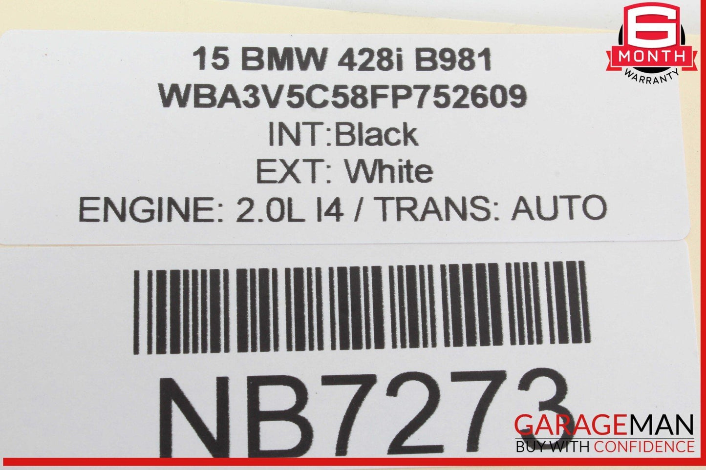 14-16 BMW 428i 435i Front Left Driver Side Seat Control Module Unit 9371130 OEM