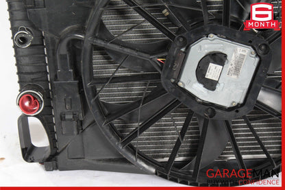 06-09 Mercedes W219 CLS500 Engine Cooling Radiator AC A/C Condenser Fan Assy