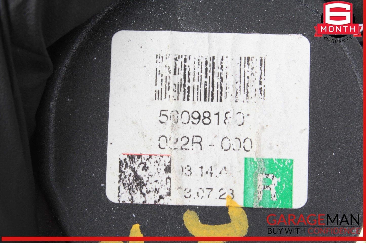 03-06 Porsche Cayenne 955 Rear Right Passenger Side Seat Belt Seatbelt Black OEM