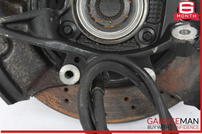 03-12 Mercedes R230 SL500 Rear Left Side Spindle Knuckle Hub w/ Rotor Disc OEM