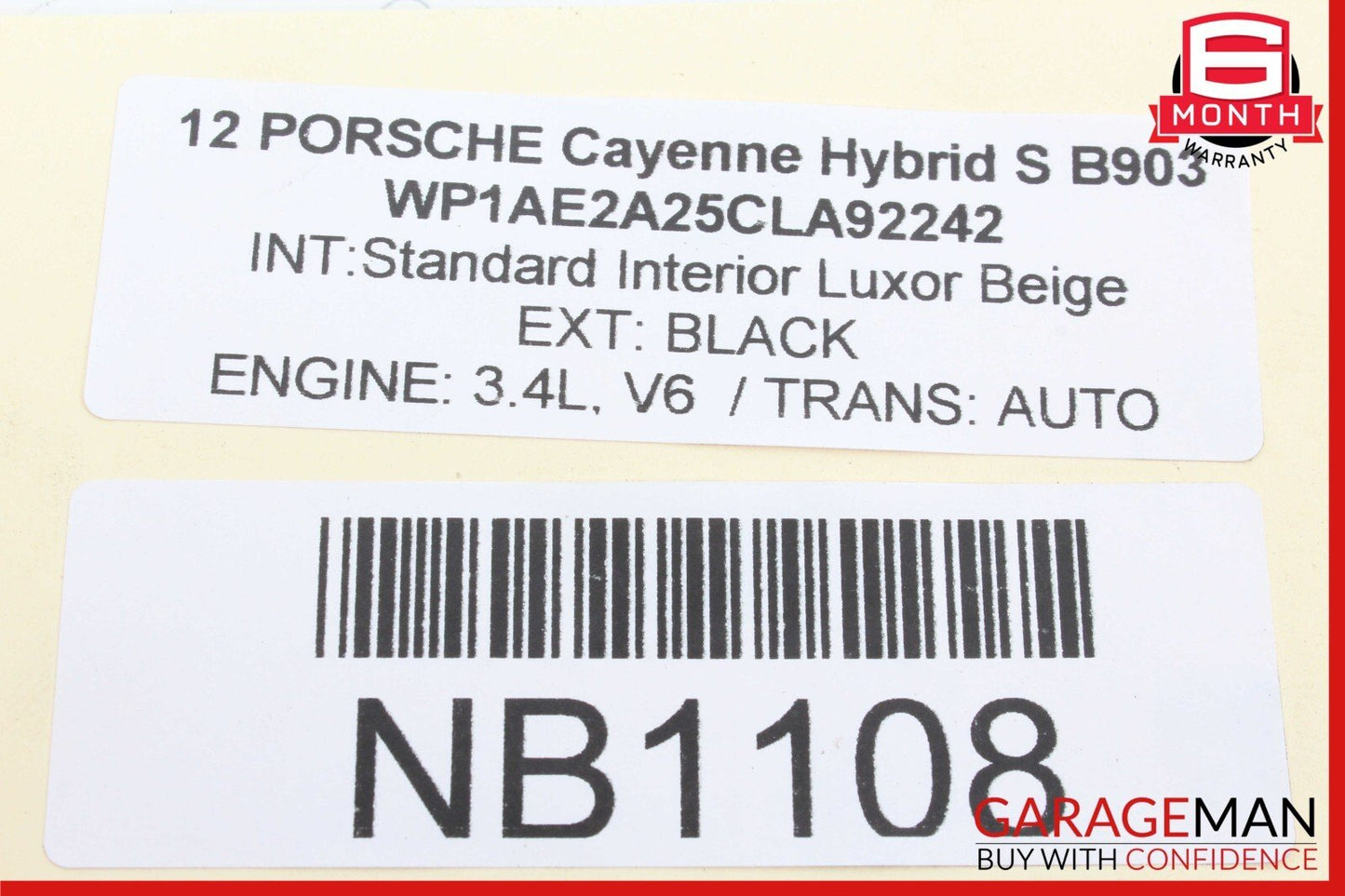 11-18 Porsche Cayenne 958 S Front Left Side Door Lock Latch Actuator OEM