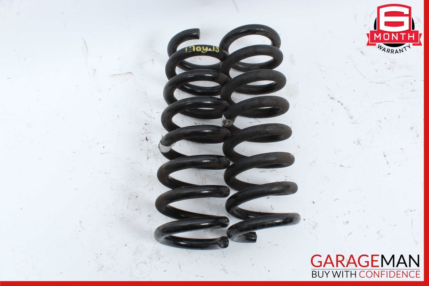 14-17 Maserati Ghibli Rear Right & Left Suspension Coil Spring Absorber Set OEM